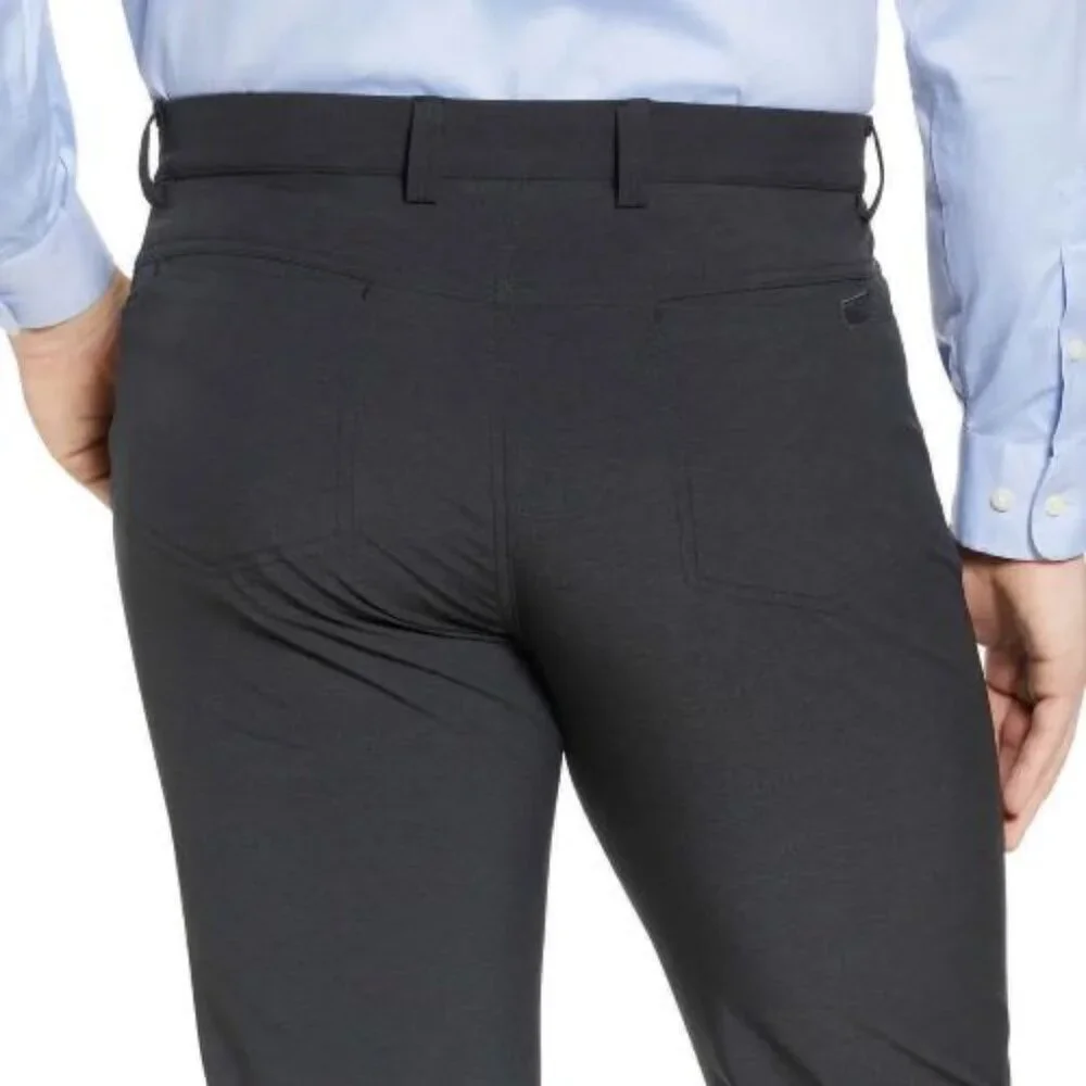 Greg Norman- Men's Pants-Ultimate 5 Pocket Color Blue - Picture 7 of 14